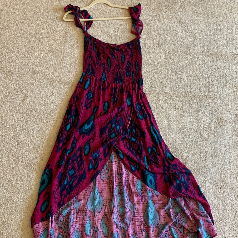 Xhilaration off the shoulder high low dress